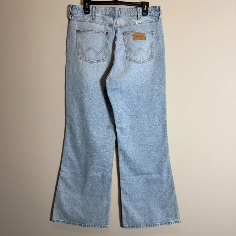 Wrangler Bonnie 683 Loose Flare High Rise Denim Jeans Women's 29x32 Blue NWOT - Picture 9 of 15